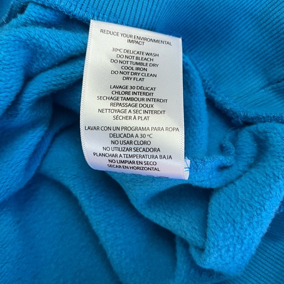 Eleven Paris Blue Hoodie with Purple Graphic - Picture 10 of 13